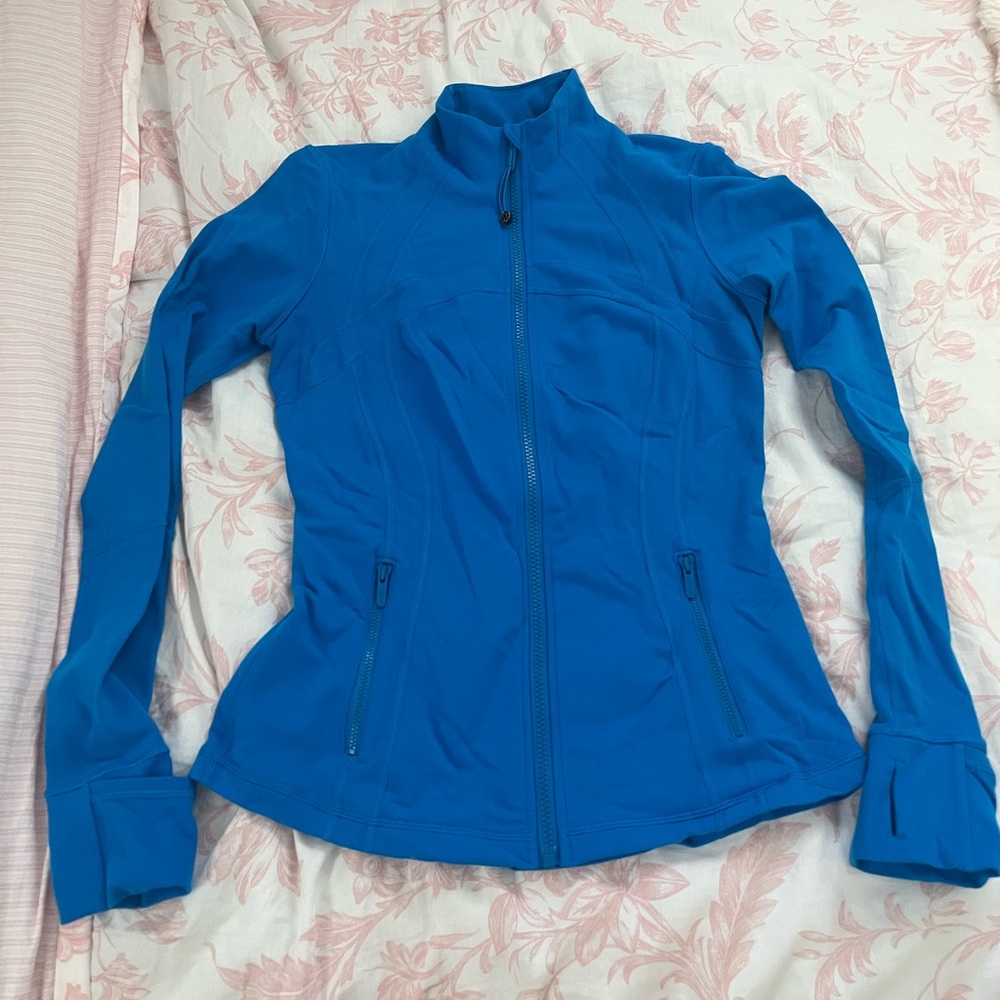 lululemon athletica Blue Full-Zip Athletic Jacket